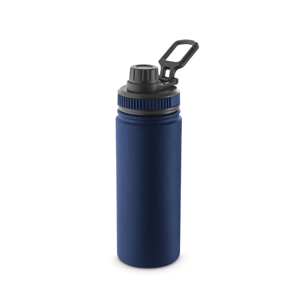 Gourde publicitaire inox recyclé 570ml FEDERER Bleu marine